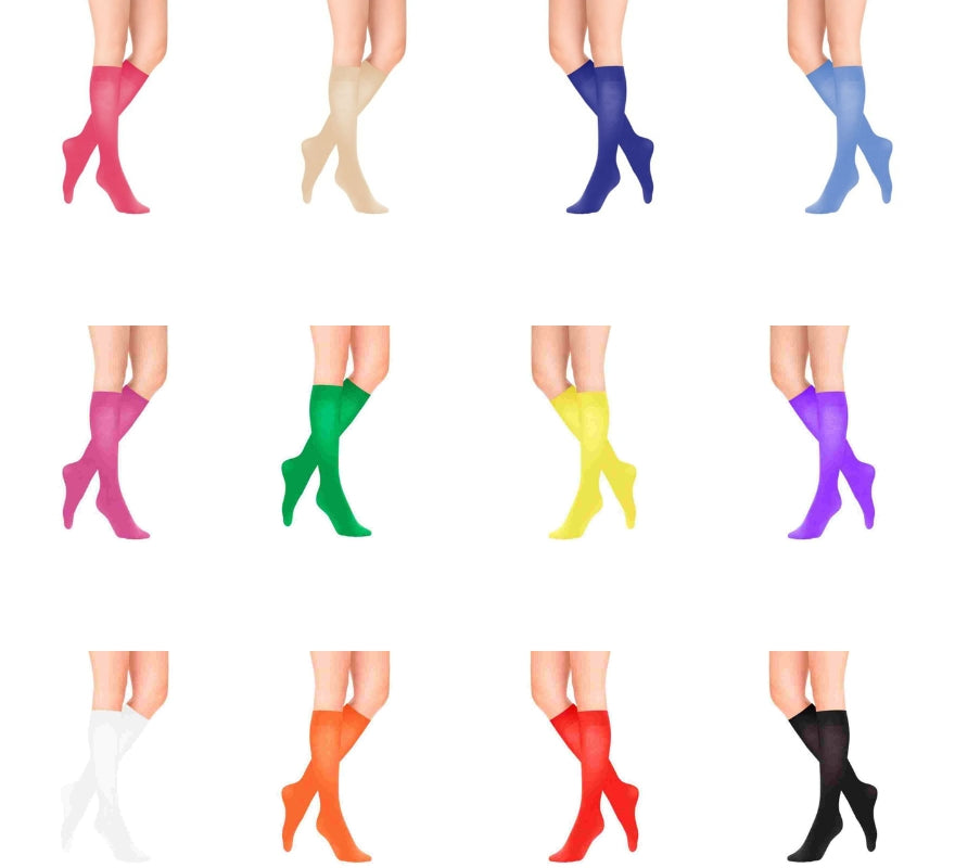 Translation missing: it.Calcetines altos o Medias cortas Lisas en varios colores