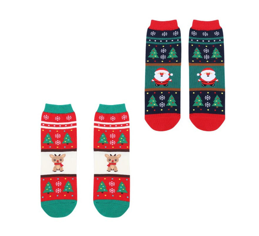 Translation missing: it.Calcetines Navideños Árboles Talla 28-35 en modelos surtidos infantil