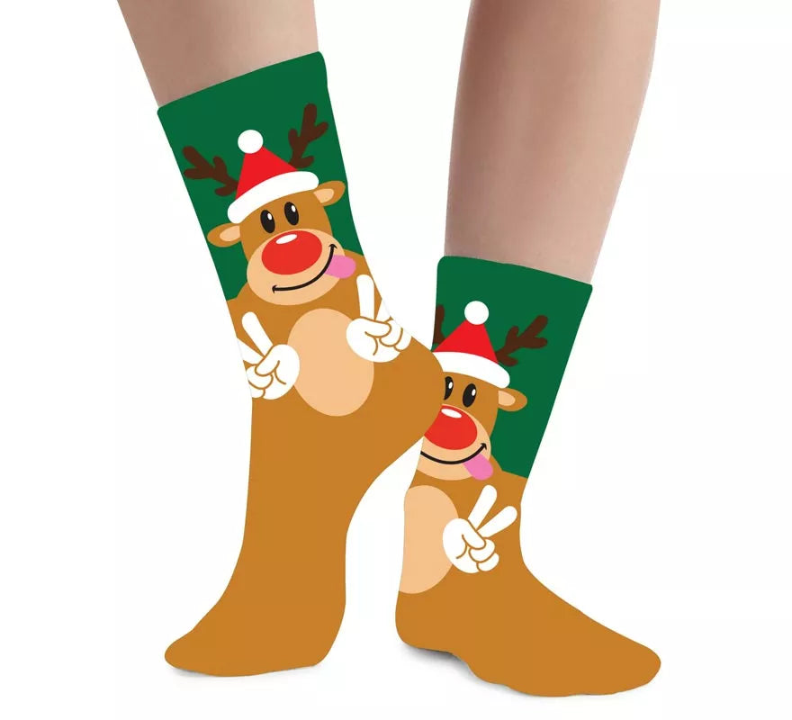 Translation missing: it.Calcetines Navideños de Reno