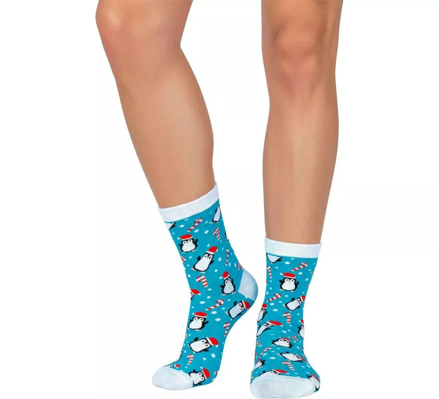 Translation missing: it.Calcetines Navideños Muñeco de Nieve en números del 22 al 48