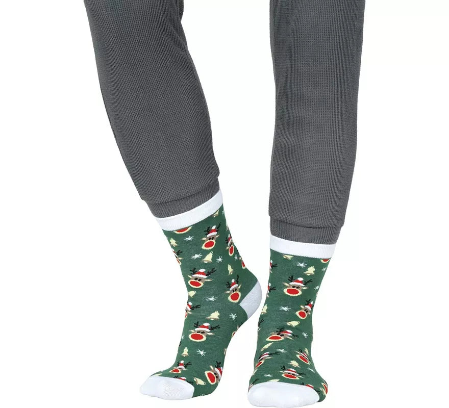 Translation missing: it.Calcetines Navideños Reno en números del 22 al 48
