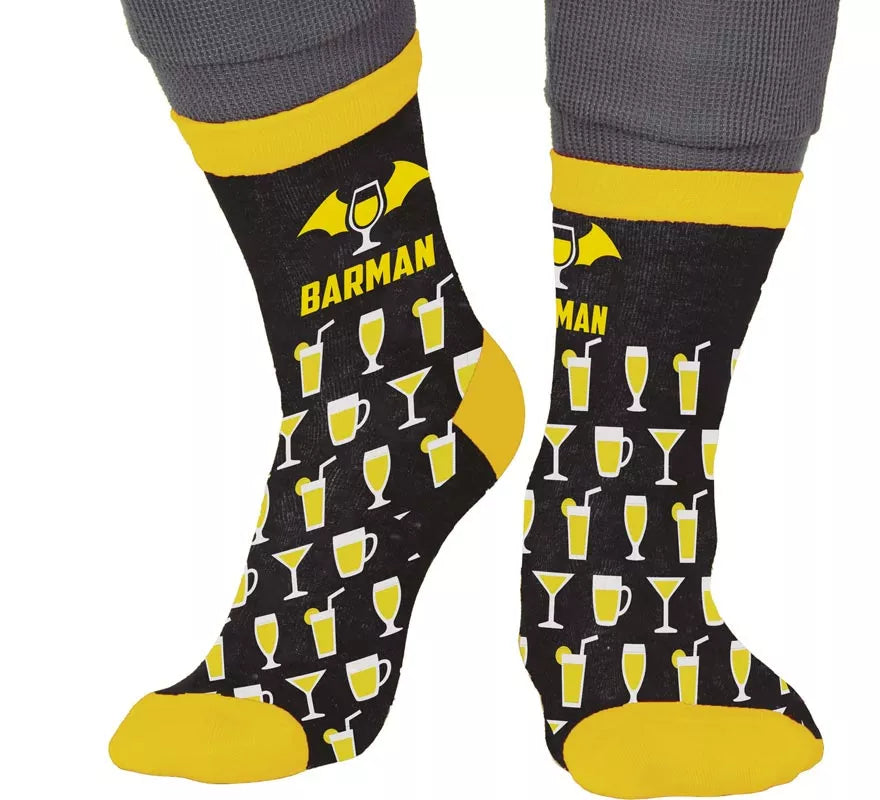 Translation missing: it.Calcetines negros Barman para adultos