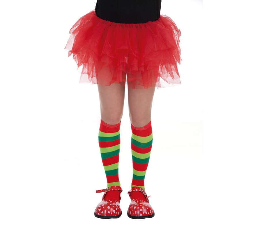 Translation missing: it.Calcetines Payaso de rayas para adulto
