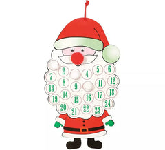 Calendario Adviento de Papá Noel 34 cm