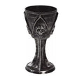 Caliz Negro con Calavera de 19 cm