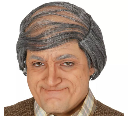 Calva con pelo de abuelo o viejo