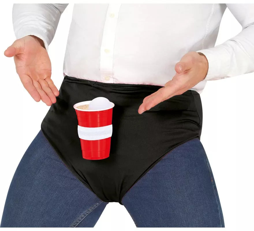 Translation missing: it.Calzoncillos negro Ping-Pong Beer adulto
