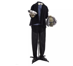 Cameriere Decapitato con Vassoio di 75x20x150 cm