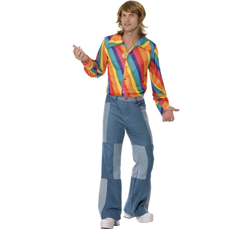 Translation missing: it.Camisa Arco Iris de los 70 para hombre