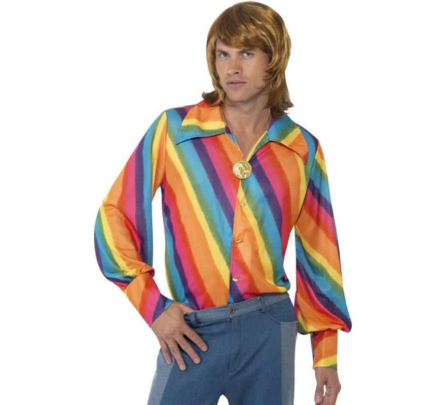Translation missing: it.Camisa Arco Iris de los 70 para hombre