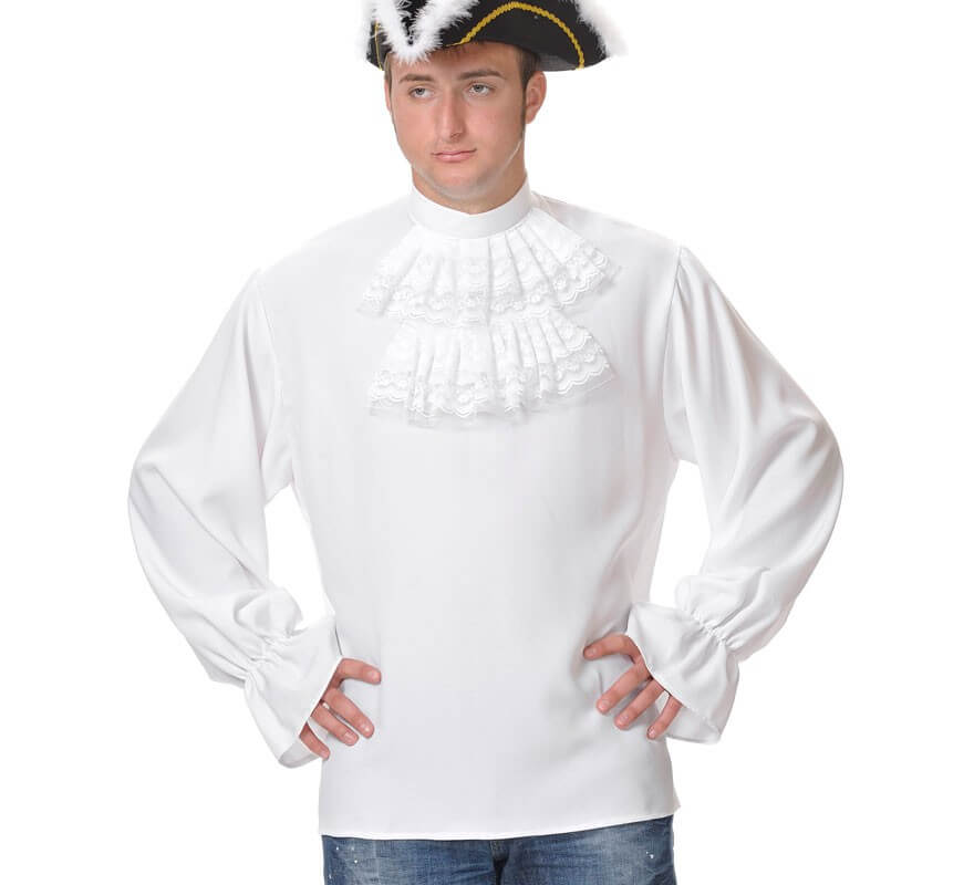 Translation missing: it.Camisa Blanca con Chorreras