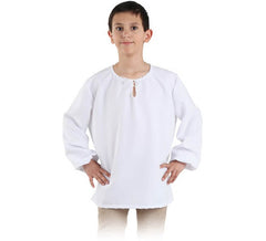 Camisa Blanca Medieval para niño