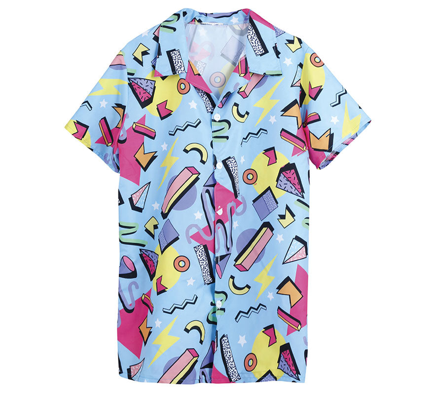 Camisa Clara de los Años '80 para Adulto