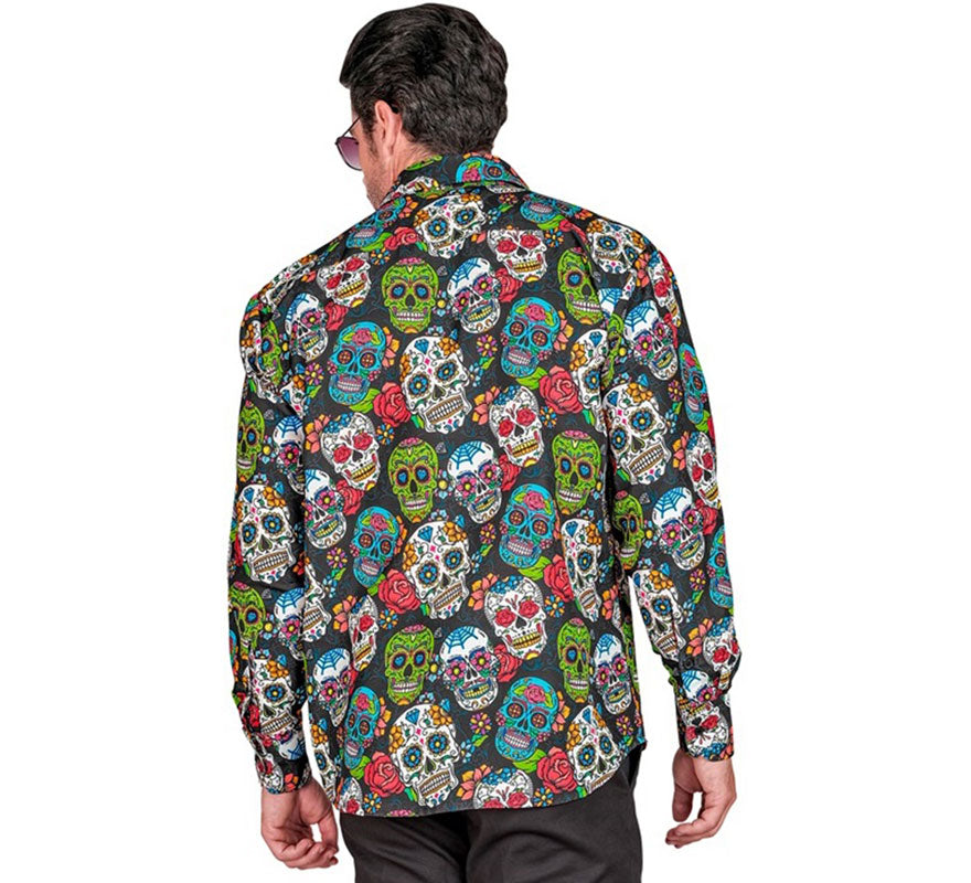 Translation missing: it.Camisa Día de Los Muertos para hombre