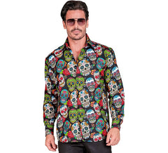 Camisa Día de Los Muertos para hombre