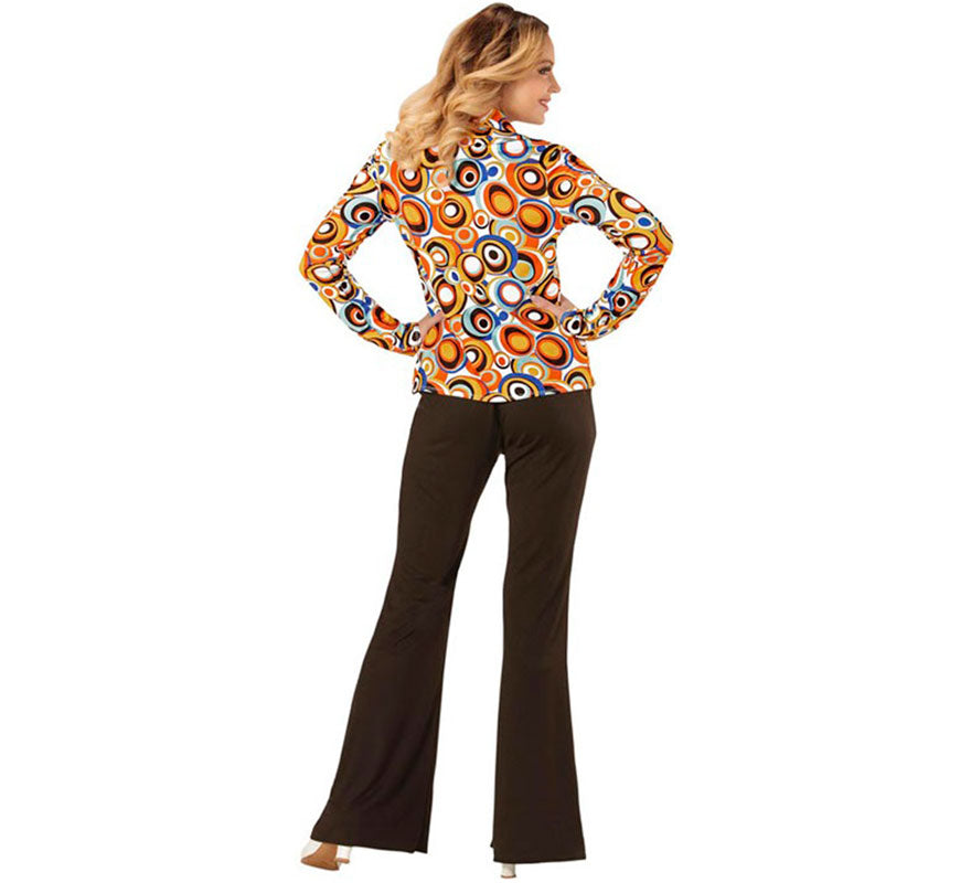 Translation missing: es.Camisa Disco Estampada Años 70 para mujer