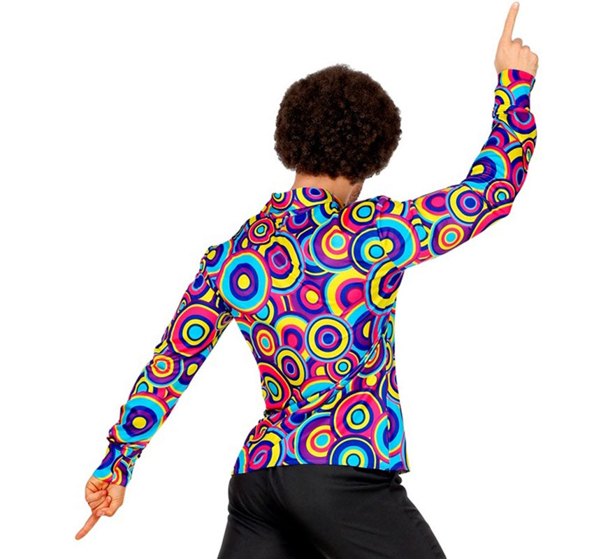 Translation missing: it.Camisa Disco Estampada de los Años 70 para hombre