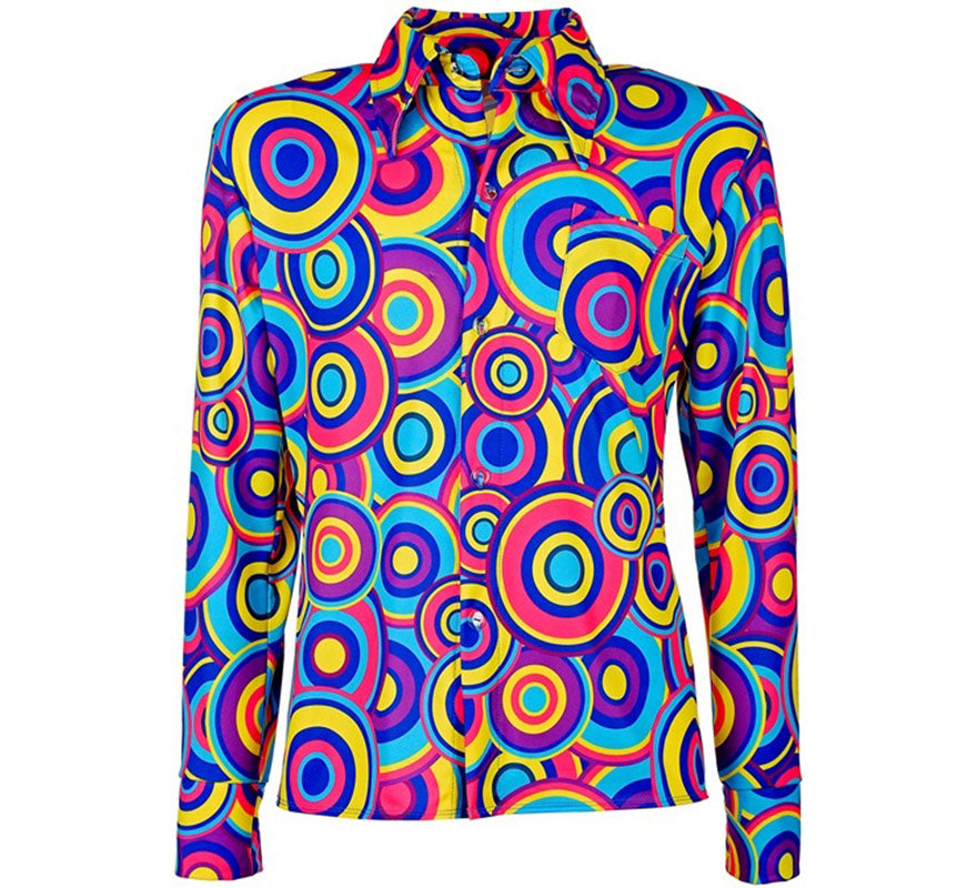 Translation missing: it.Camisa Disco Estampada de los Años 70 para hombre