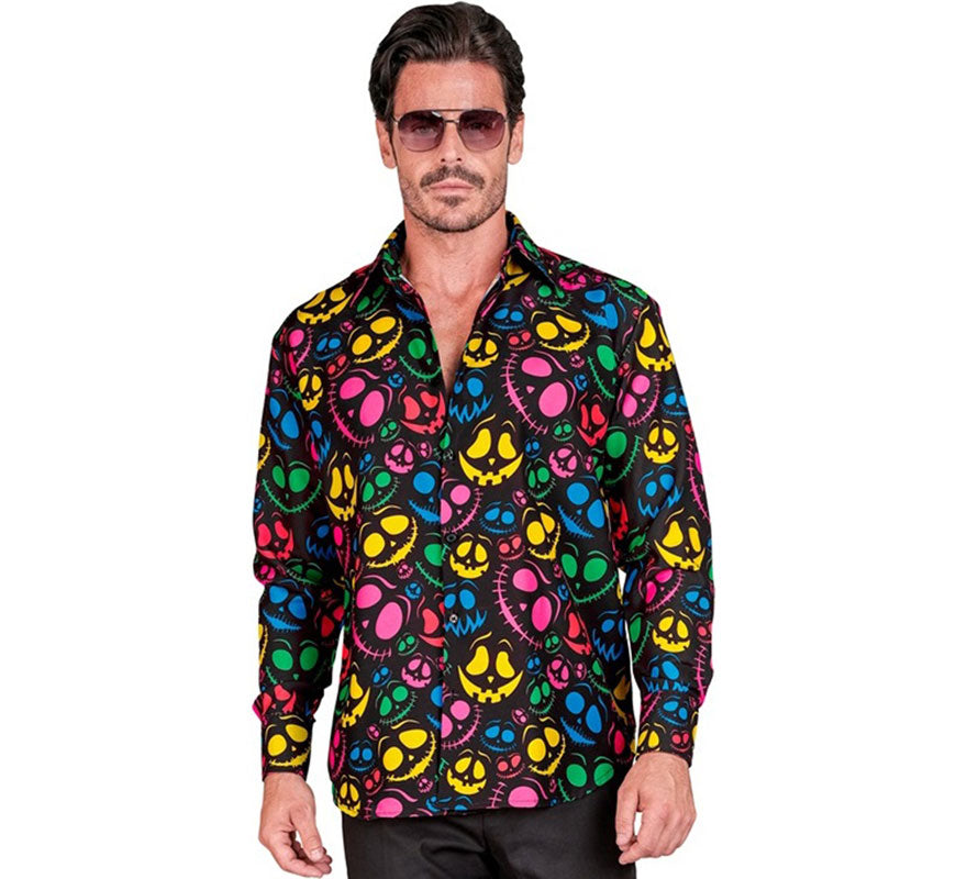 Translation missing: es.Camisa Fantasmas neón para hombre