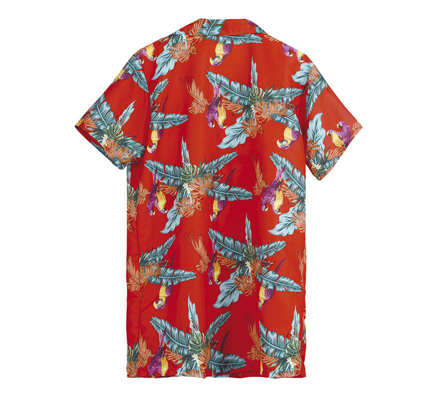 Translation missing: es.Camisa Hawaiana con Loros para Adulto