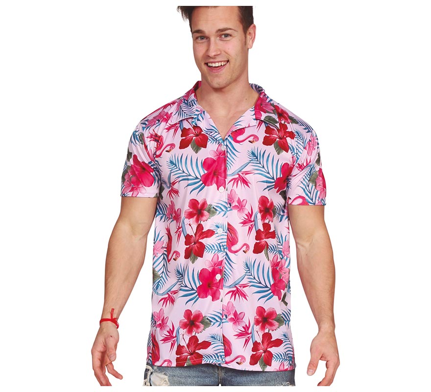 Camisa Hawaiana de Flamenco para hombre