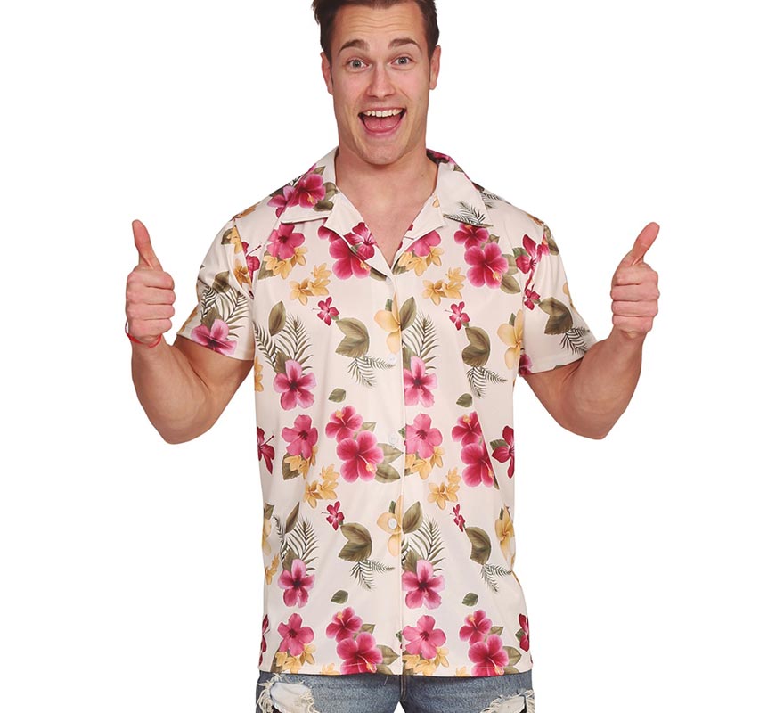Translation missing: es.Camisa Hawaiana de Flores para hombre