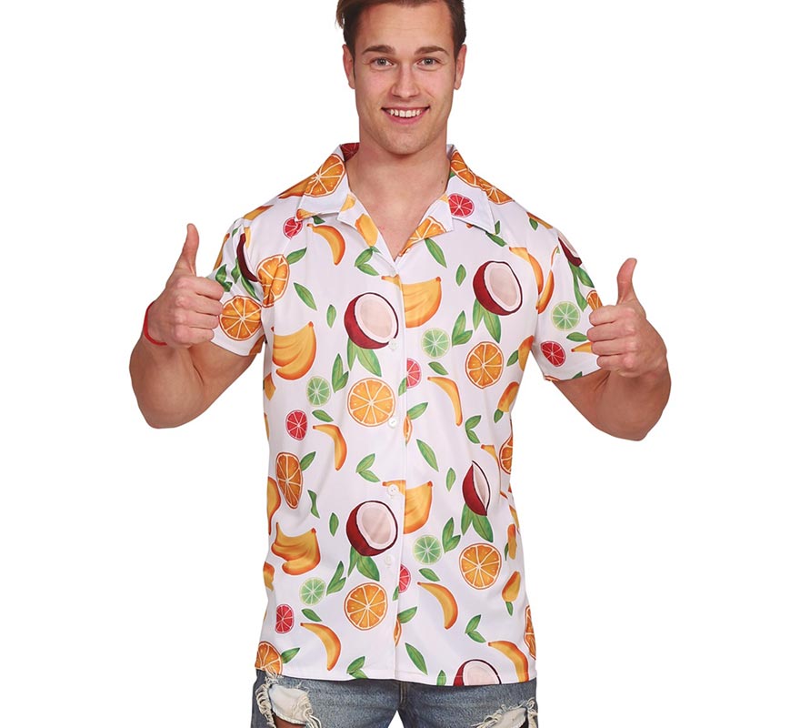 Translation missing: es.Camisa Hawaiana de Frutas para hombre