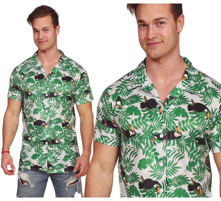 Translation missing: es.Camisa Hawaiana de Palmeras para hombre