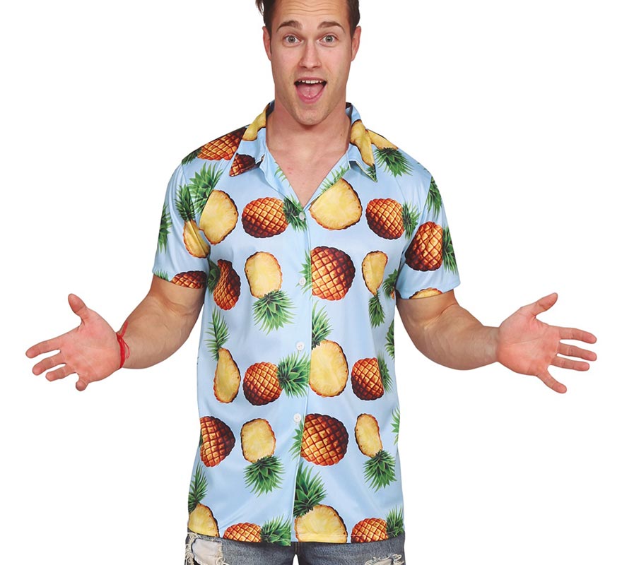 Translation missing: it.Camisa Hawaiana de Piñas para hombre
