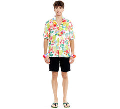 Camicia hawaiana floreale da uomo