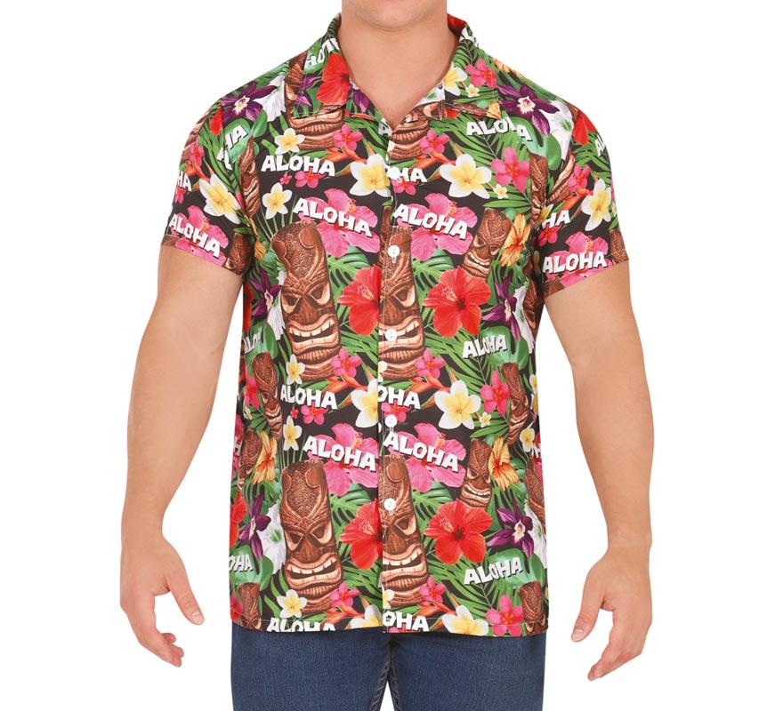 Translation missing: it.Camisa Hawaii Aloha estampado floral adulto
