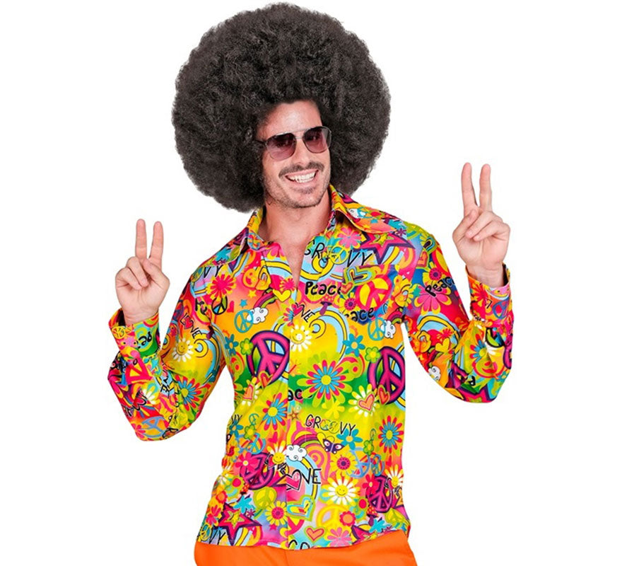 Translation missing: it.Camisa Hippie de la Paz Años 60 para hombre