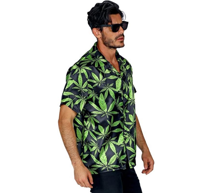 Translation missing: it.Camisa manga corta Estampado Marihuana para hombre