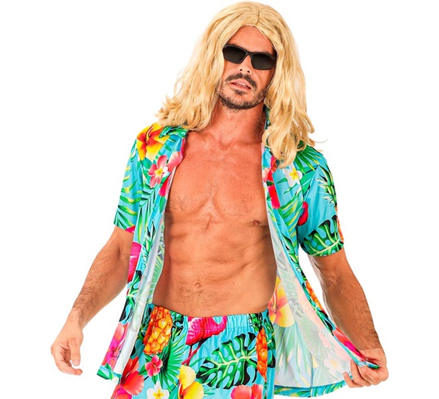 Translation missing: it.Camisa manga corta Hawaiana Estampado Tropical para hombre