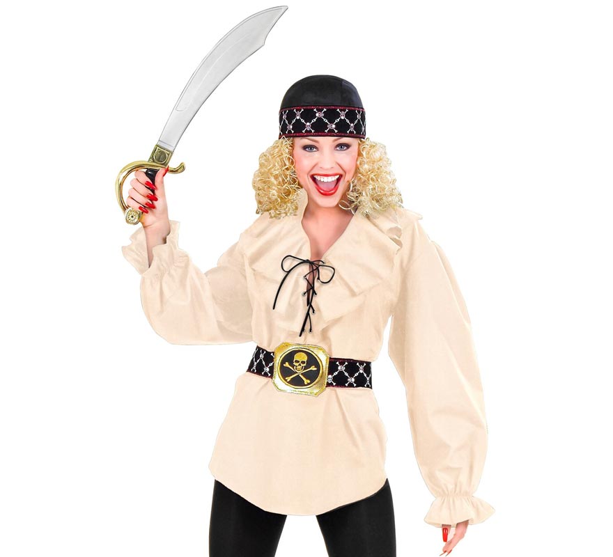 Translation missing: it.Camisa Medieval Renacentista beige para mujer