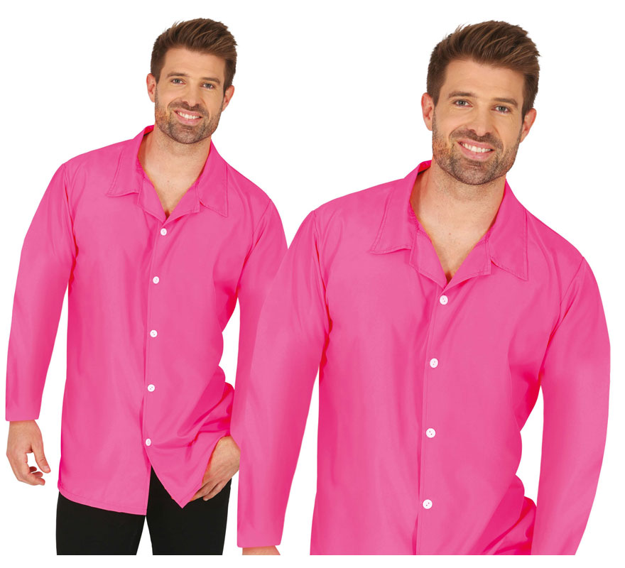Translation missing: it.Camisa neón rosa adulto