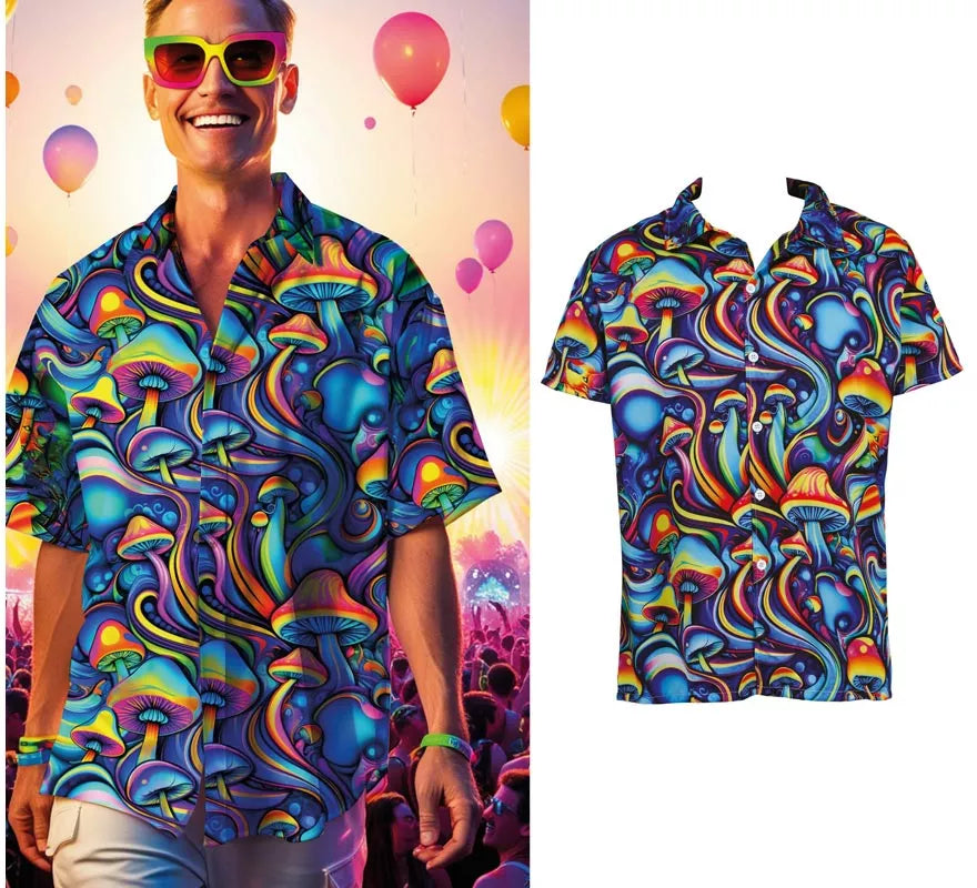 Camisa Psicodélica Setas para hombre