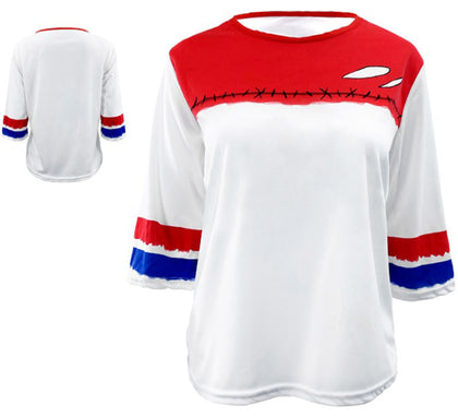 Camiseta Beisbol de Payasa Conflictiva para mujer