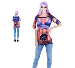 T-shirt da donna con stampa di Halloween