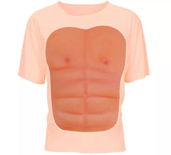 T-shirt da uomo con petto muscoloso