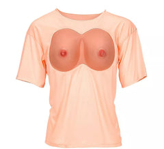 T-shirt con tette per uomo