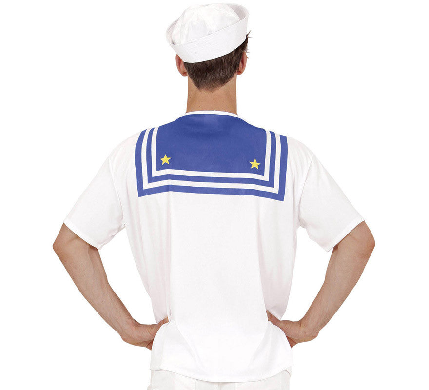 Translation missing: es.Camiseta de Marinero Blanco con Ancla para hombre