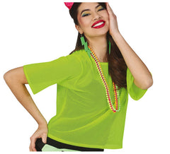 T-shirt in rete o rete neon in vari colori
