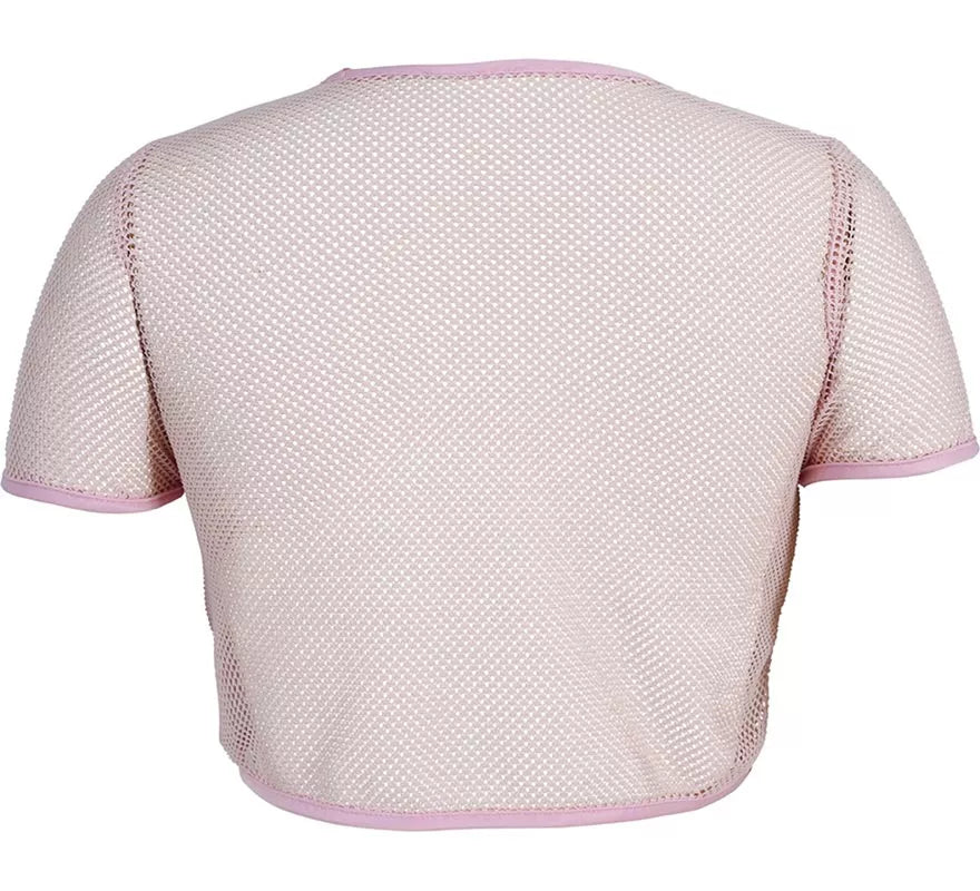 Translation missing: it.Camiseta de Rejilla Acid Smile rosa para mujer