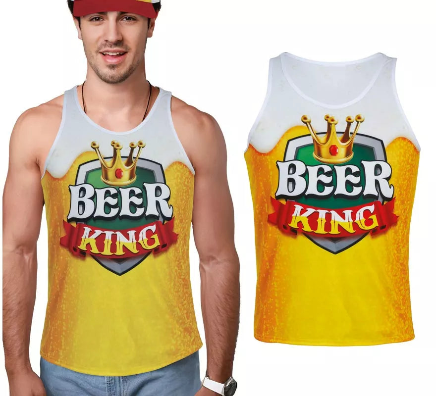 Translation missing: it.Camiseta de Tirantes BeerKing para hombre