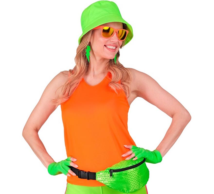 Translation missing: it.Camiseta de Tirantes naranja neón para mujer
