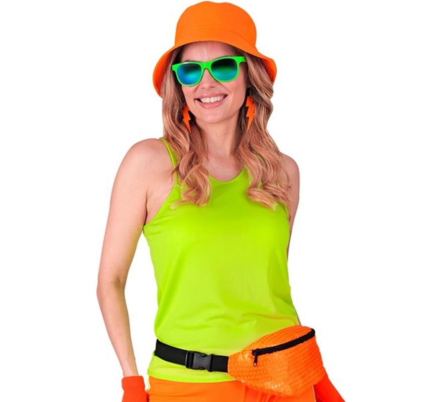 Translation missing: es.Camiseta de Tirantes verde neón para mujer