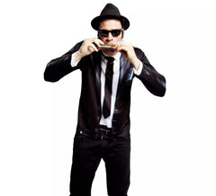T-shirt da uomo bluesman per uomo