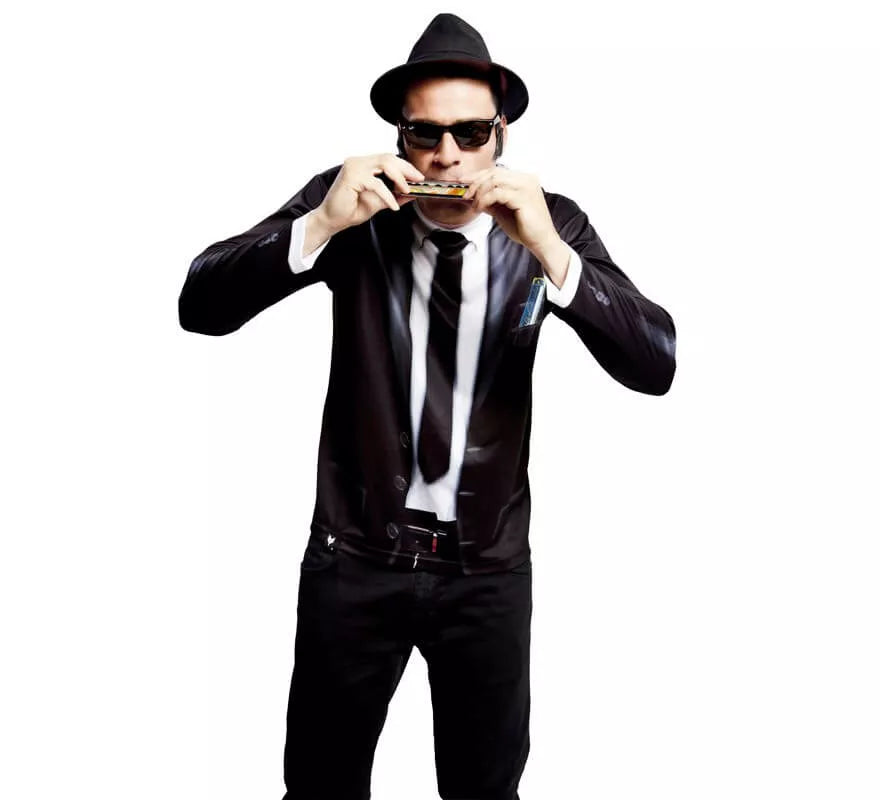 Translation missing: it.Camiseta disfraz Bluesman para hombre