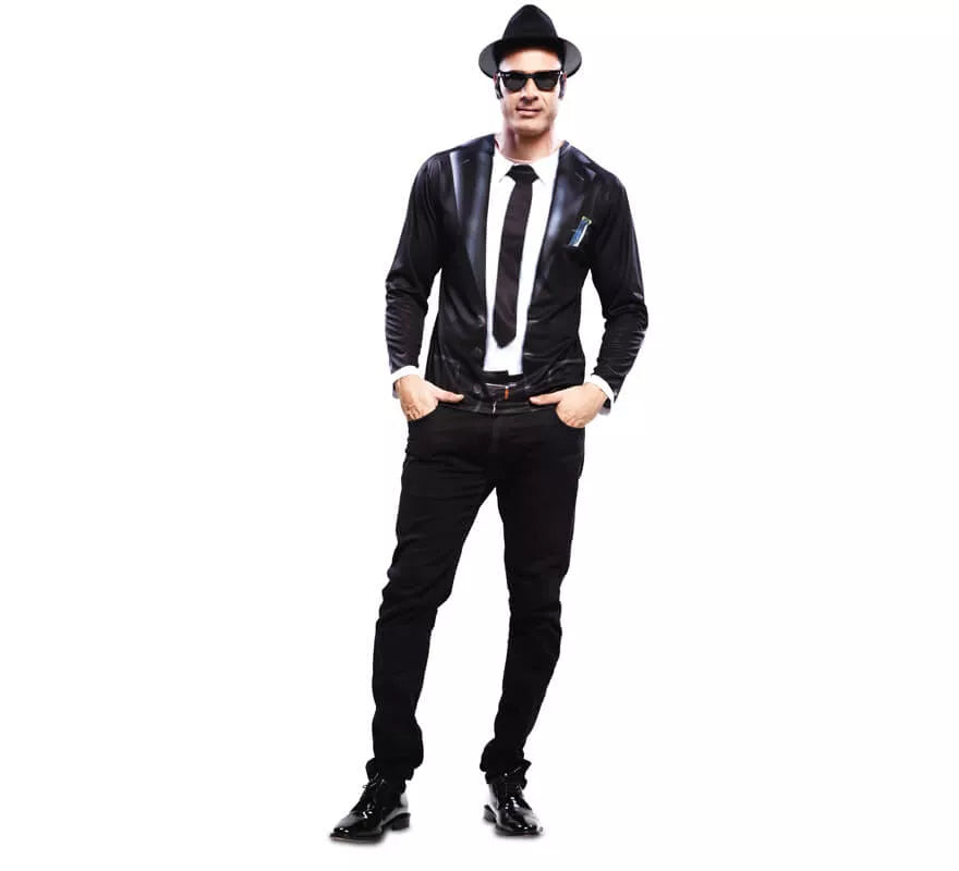Translation missing: it.Camiseta disfraz Bluesman para hombre
